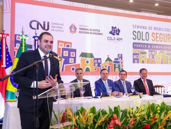 Durante encerramento da Semana de Mobilização Solo Seguro, governador Roberto Cidade dest…
